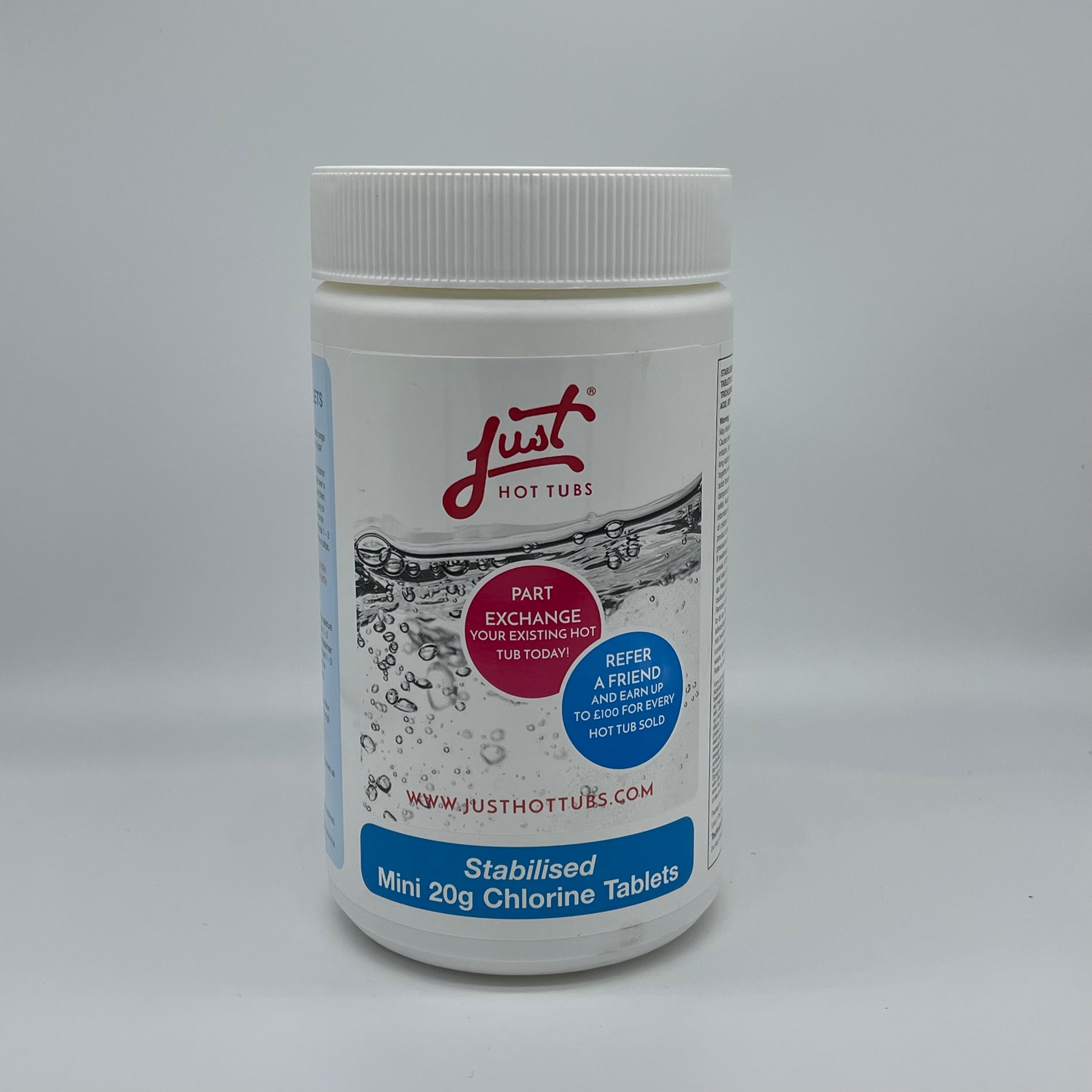 Just Hot Tubs - 20g Chlorine Tablets - 1kg